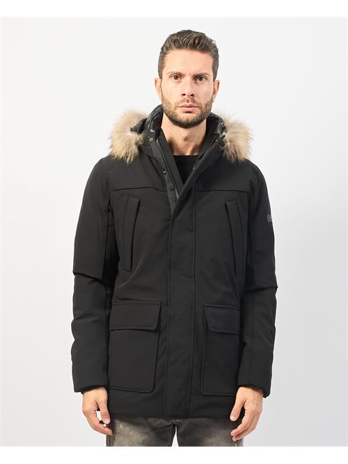 Parka homme Yes Zee avec capuche fourrure YES ZEE | O800-NU000801